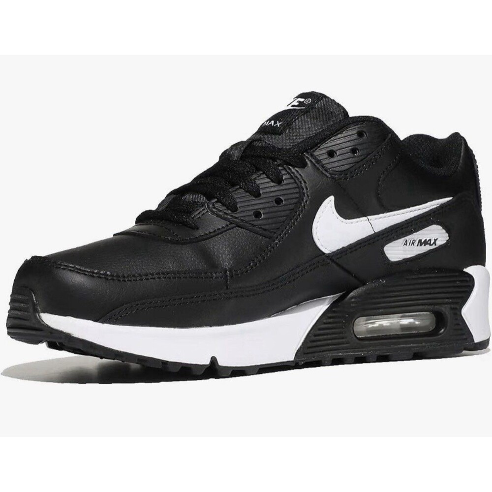 Nike Air Max 90 LTR Black/White Sneakers CD6864-010 Size 6Y Unisex